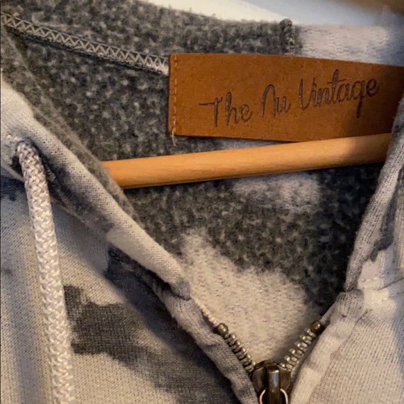 Hand Dyed Zip Up Hoodie - Picture 2 of 4